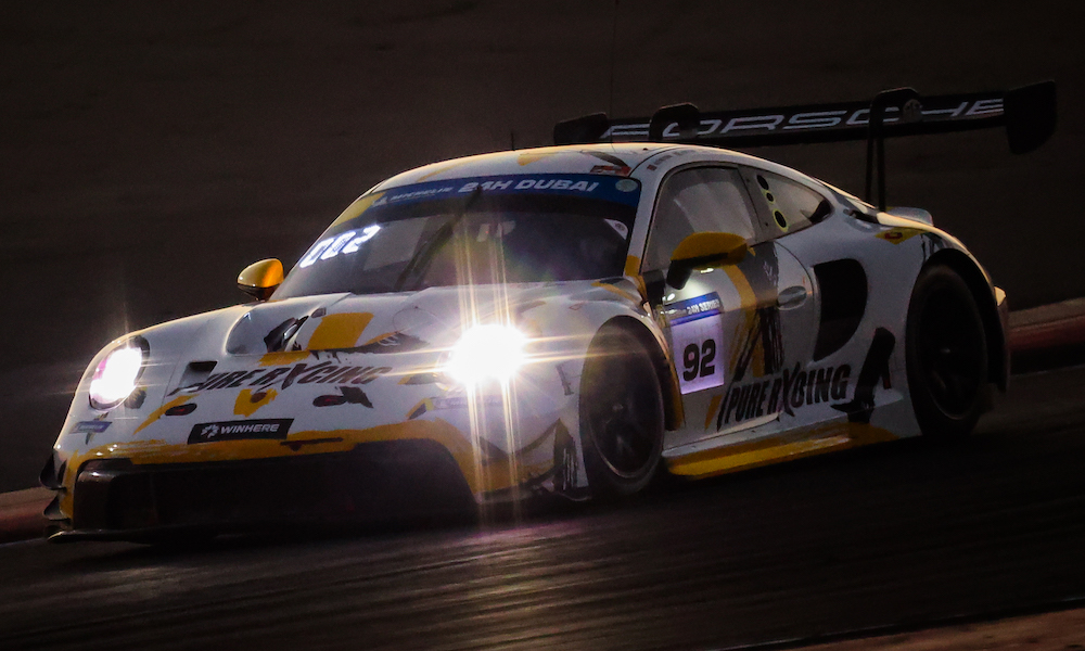 Porsche Dominates Dubai Night Practice with Stunning 1-2-3 Finish