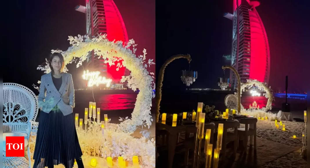 Shehnaaz Gill’s Glamorous Dubai Birthday Celebration Revealed